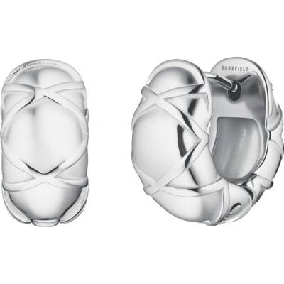 Rosefield Oceľové kruhové náušnice Diamond Star JEDHS-J1382
