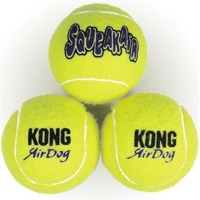 Kong Air Dog Squeaker tenisový míč 3 ks XS 3,8 cm