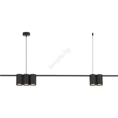 MILAGRO Пендел GENESIS 5xGU10/8W/230V черен (MI2371)