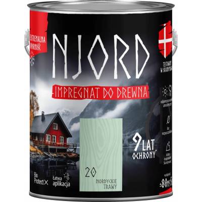 Impregnace na dřevo Njord 5 l severská tráva
