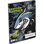 LIZZY Тетрадка с карета LIZZYSULI A/5, 32 листа, 27-32 Shark Attack 7500171007 (7500171007)