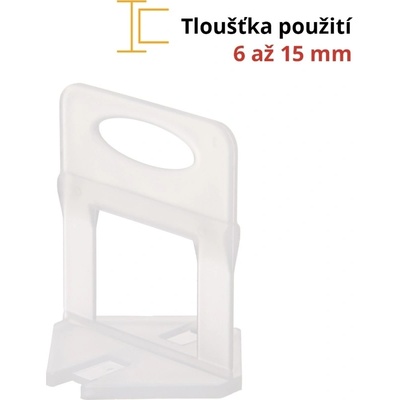 Spony Levelys 1 mm 600 ks