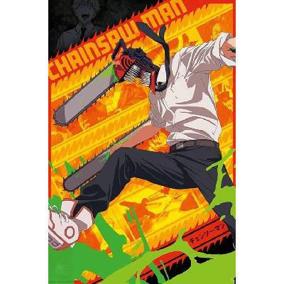 ABY STYLE Plakát, Obraz - Chainsaw Man, 61 × 91.5 cm