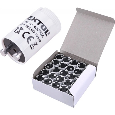 "startér" pro led zářivky, 25ks EXTOL LIGHT 43050A
