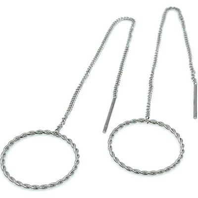 Jan Kos jewellery náušnice z oceli 12115054