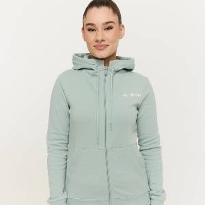 GymBeam Дамски суичър с цип Limitless Eucalypt XXL