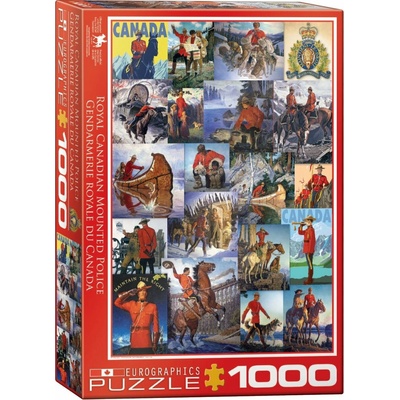 EUROGRAPHICS Královská kanadská jízdní policie koláž 1000 dílků