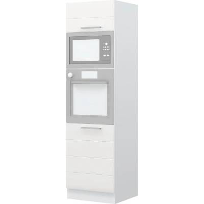 Висок шкаф за вграждане на фурна и микровълнова Highline K21-60-RM/3