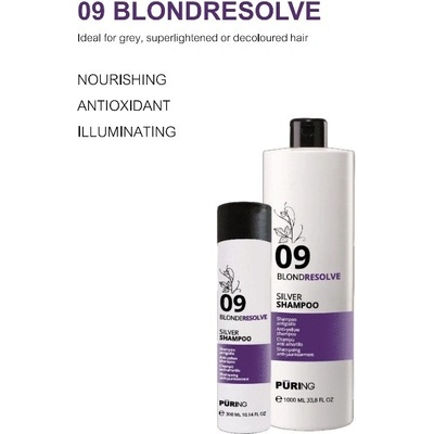 Puring SIilver fialový šampón na blond vlasy 300 ml