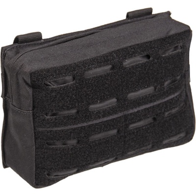 Mil-tec pouzdro malé laser cut horizontální molle černé