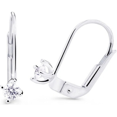 Cutie Diamonds visiace náušnice z bieleho zlata s briliantmi DZ8014-55-00-X-2