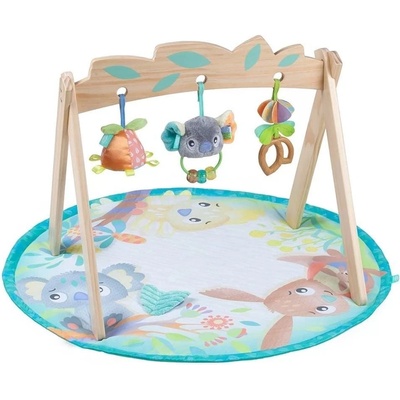 Playgro Активна гимнастика с дървена рамка Playgro - Fauna Friends, 0м+ (PG.0616)