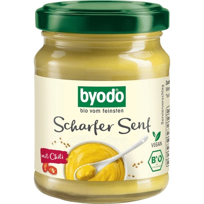 Byodo Hořčice pikantní bio BIO VEGAN 125 ml