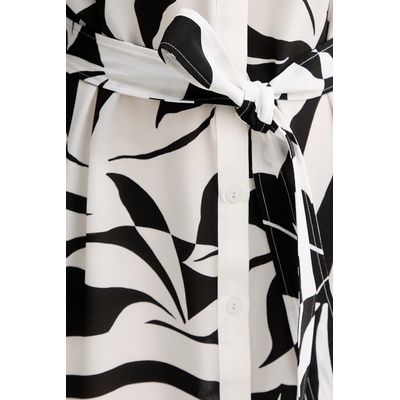 Max Mara Beachwear лятна рокля от коприна ANGIO (2616221089600)