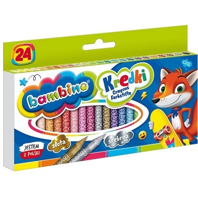 St. Majewski Пастели за рисуване St. Majewski Bambino, 24 цвята