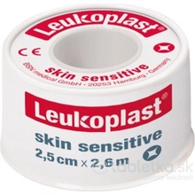 Leukoplast Skin Sensitive fixační páska 2,5 cm x 2,6 m