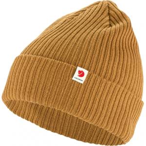 Fjällräven Зимна шапка (beanie) Fjällräven Fjällräven Rib Hat Beanie - Acorn - размер One Size (904-2345-0111)