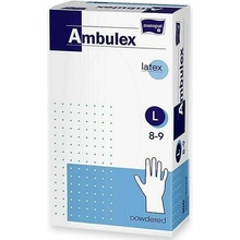 Ambulex latexové biele 100 ks