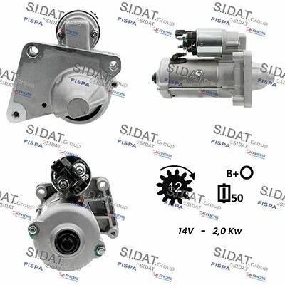 Štartér SIDAT S12VA0961A2