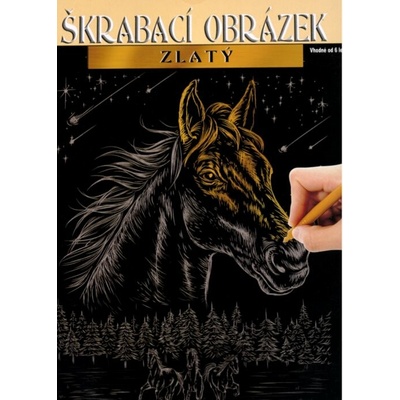 ARTLOVER Škrabací obrázek zlatý Orel
