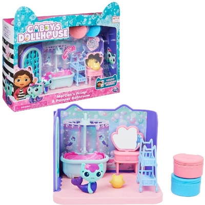 Spin Master Gabbys Domček pre bábiky Mercats Primp a Pamper Badroom