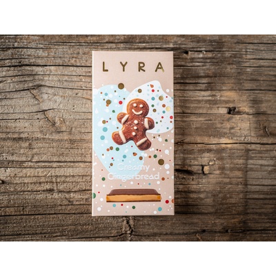 Čokoládovna Lyra CREAMY GINGERBREAD mléčná s náplní s perníkovým kořením 80 g