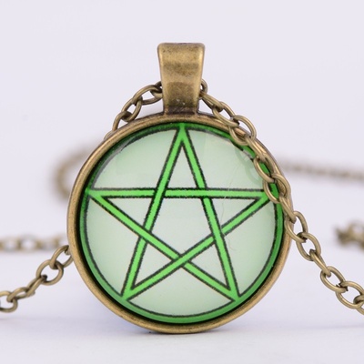Origoska Řetízek supernatural (lovci duchů) pentagram PT15 Bronzová