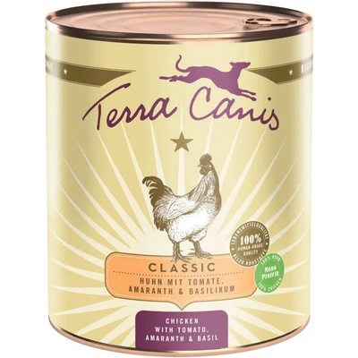 Terra Canis Пиле с домати, амарант и босилек 800 г