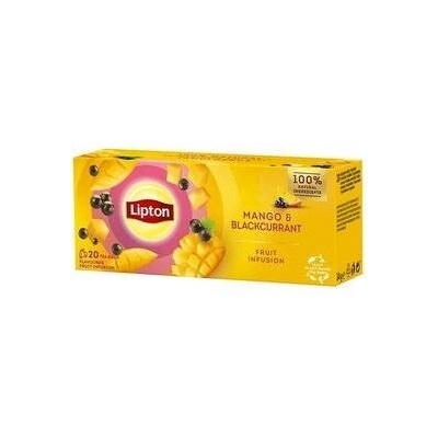 Lipton ovocný čaj Mango a černý rybíz 20 sáčků 34 g