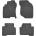FroGum Гумени стелки Frogum зсъвместими с Nissan X-Trail T30 - (2001-2008)
