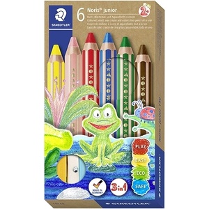 STAEDTLER Цветни моливи Buddy chunky 3в1 (6) (140 C6)