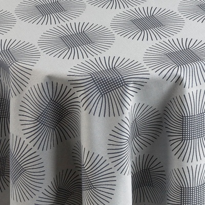 Veba Ubrus Flow Pampelišky šedomodrá 140x180cm