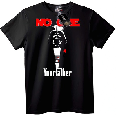 NOONEBRAND Тениска Darth Vader: Никой Не Е Твой Баща - 2XL, White