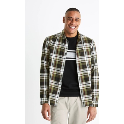 Celio Бяло-черна мъжка карирана риза Celio Bapop Celio | Cheren | МЪЖЕ | S