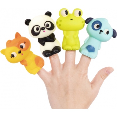 Battat Комплект кукли за пръсти Battat - Животни, 4 броя (BTBX1739)