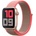 Apple Оригинална текстилна каишка за Apple Watch 42мм, 44мм - Apple Neon Pink Sport Loop (розов-кафяв) (mxmu2zm/a)