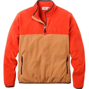 Passenger Мъжки поларен пуловер Passenger Set Off Recycled Polar 1/4 Zip Fleece 2.0 Fleece jumper - Dark Rust / Caramel - размер XXL (005-7043-0615)