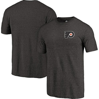Fanatics tričko Philadelphia Flyers Primary Logo Left Chest Distressed Tri-Blend