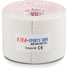 Kira Sports Tape kinezio tejp bílá 5cm x 5m