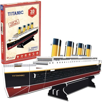 CubicFun 3D пъзел Cubic Fun от 30 части - Титаник (S3017h)