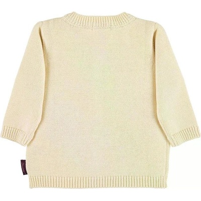 Sterntaler Детска памучна жилетка в екрю, Sterntaler