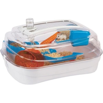 Rosewood Klec hlod. křeček plast Abode růž./zel./oranž 55 x 39 x 26,5 cm