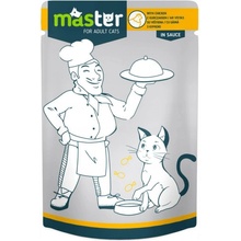 MASTER Pre dospelých mačiek s kuracím mäsom 80 g