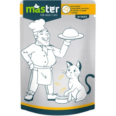 Master adult cat s kuracím mäsom 80 g