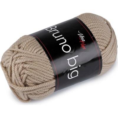 Pletací příze Bruno big 200 g Varianta: 5 (404) béžová, Balení: 1 ks 61621/160007/286283