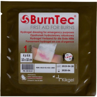 KikGel Hydrogélový obväz BurnTec 10 x 10 cm