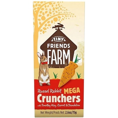 Supreme Tiny FARM Snack Rabbit Mega Crunchers králík 3 ks 75 g