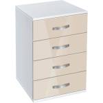 Bogdan Furniture G Скрин с четири чекмеджета Мебели Богдан модел bm-ava500, крем гланц с бяло - memo