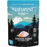 Naturest® Naturest Пауч за възрастни кучета с пилешко, заешко, морков и ориз