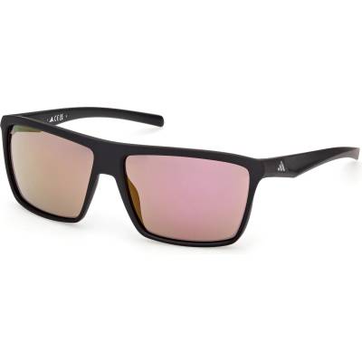 Adidas Мъжки слънчеви очила Adidas eyewear ES0002 S3 Sunglasses - Matte Black / Violet Mirror - размер One Size (205-7196-0511)